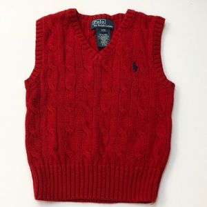 Polo by Ralph Lauren sweater vest size 12M EUC